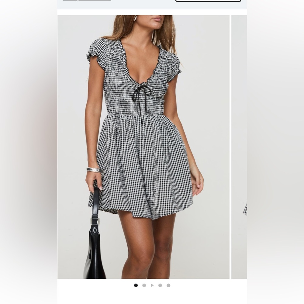 Princess Polly Gingham Romper